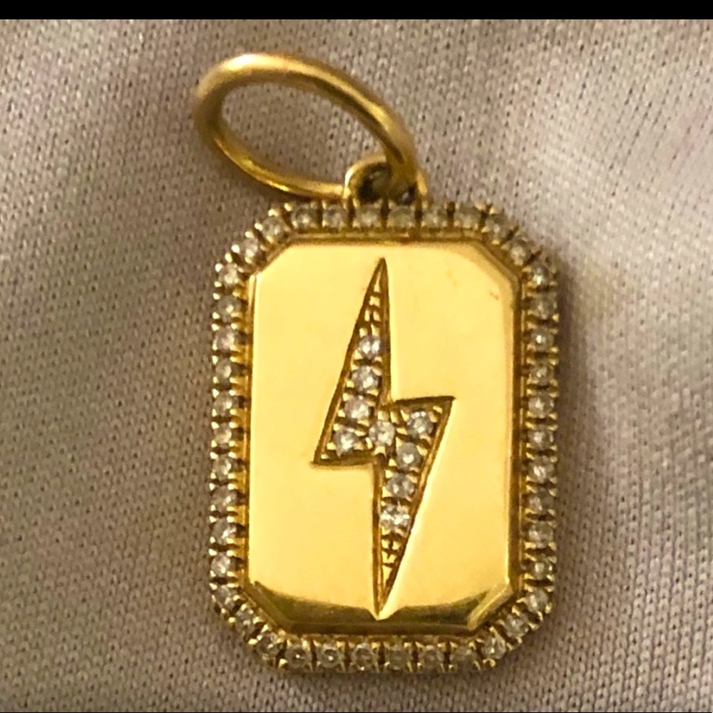 14K Gold and Diamond pendant
